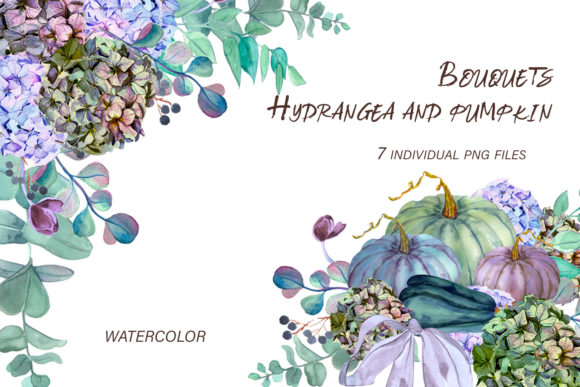 Capture Autumn's Charm: Fall Wedding Bouquets & Watercolor Clipart