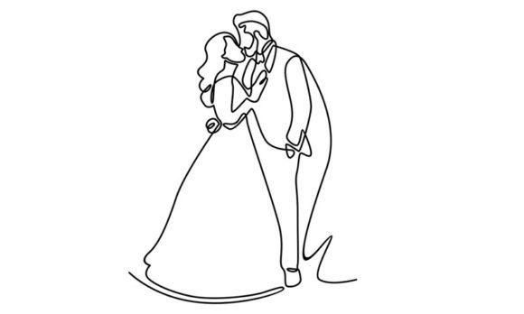 Celebrate Love Stories with the Happy Wedding Couple Font