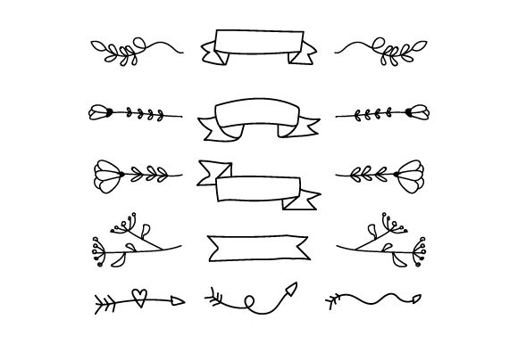 Charming Details: The Hand Drawn Wedding Ornament Collection