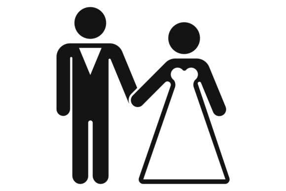 Designing Love: The Power of the Bride and Groom Black Icon