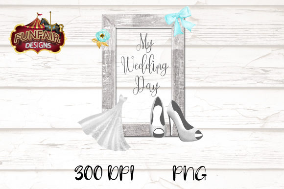 Elegant My Wedding Day Clipart for Timeless Designs