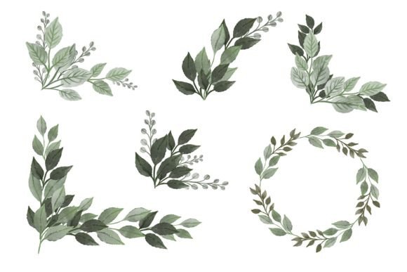 Leaves Watercolor Frame for Wedding Card: A Designer's Guide