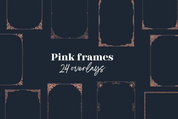 Sparkle and Style: Using Pink Glitter Frames in Your Designs