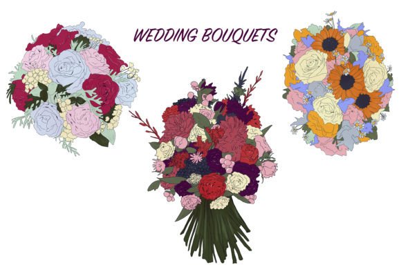 Stunning Floral Illustrations for Timeless Wedding Designs