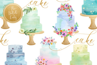 Stunning Wedding Designs with Layered Cake Clipart
