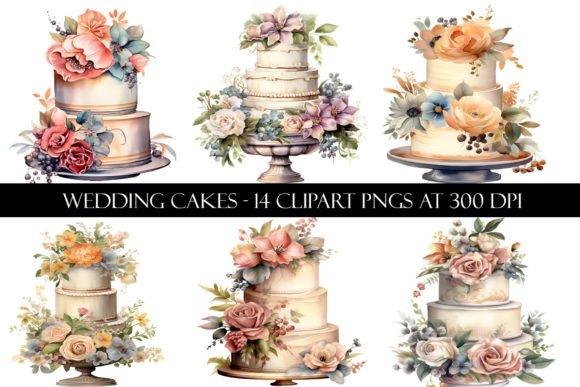 Sweet Details: Using Wedding Cake Clipart for Elegant Designs