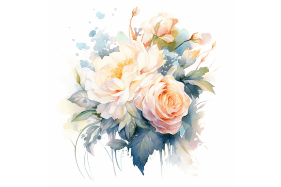 Watercolor Wedding Bouquet: A Touch of Floral Elegance