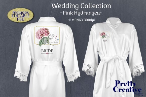 Wedding Collection Pink Hydrandea: A Floral Dream for Bridal Projects