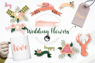 Wedding Flowers Graphics: Elegant Vectors for Your Designs