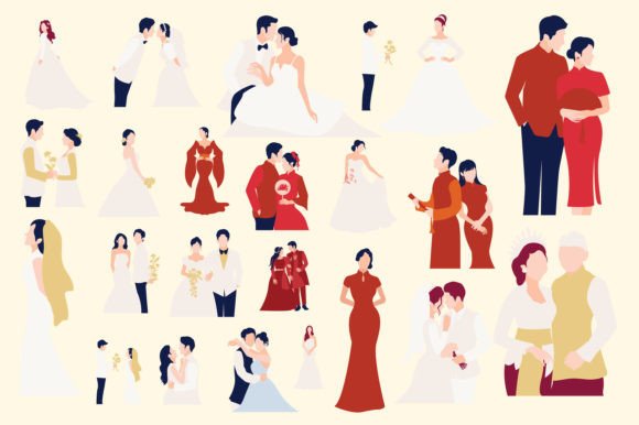 Wedding Illustration Vector Set: A Designer's Toolkit
