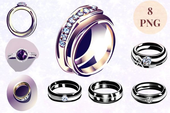 Wedding Ring 79 Clipart PNG: A Versatile Asset for Your Designs