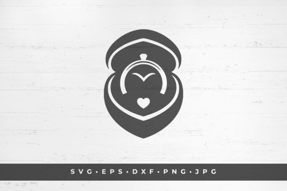 Wedding Ring with Diamond and Box: A Designer's Guide to Elegant Vector Art